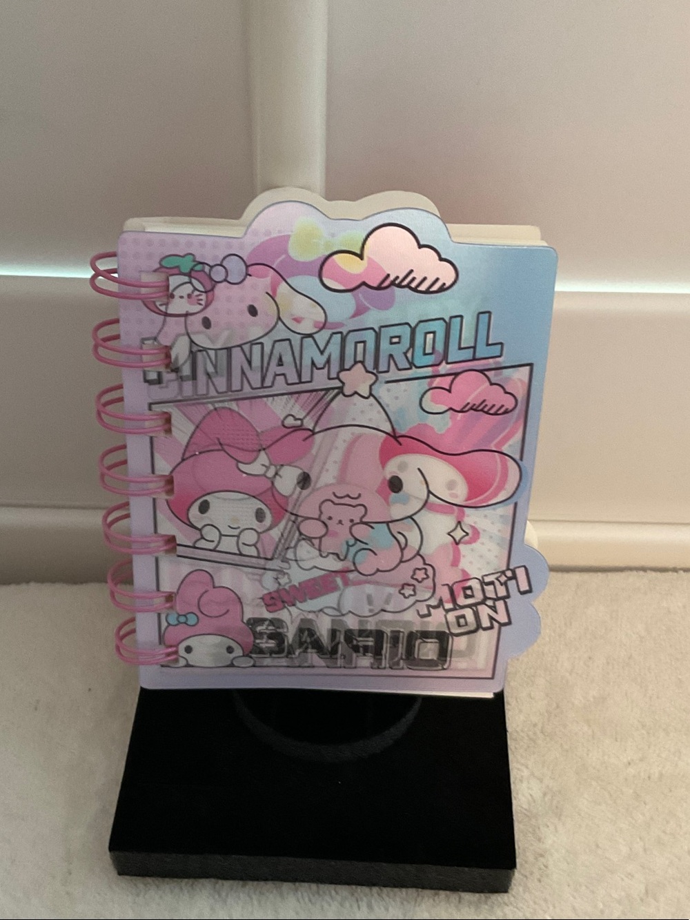 Sanrio Cinnamoroll Pastel Pink & Blue Spiral Notebook